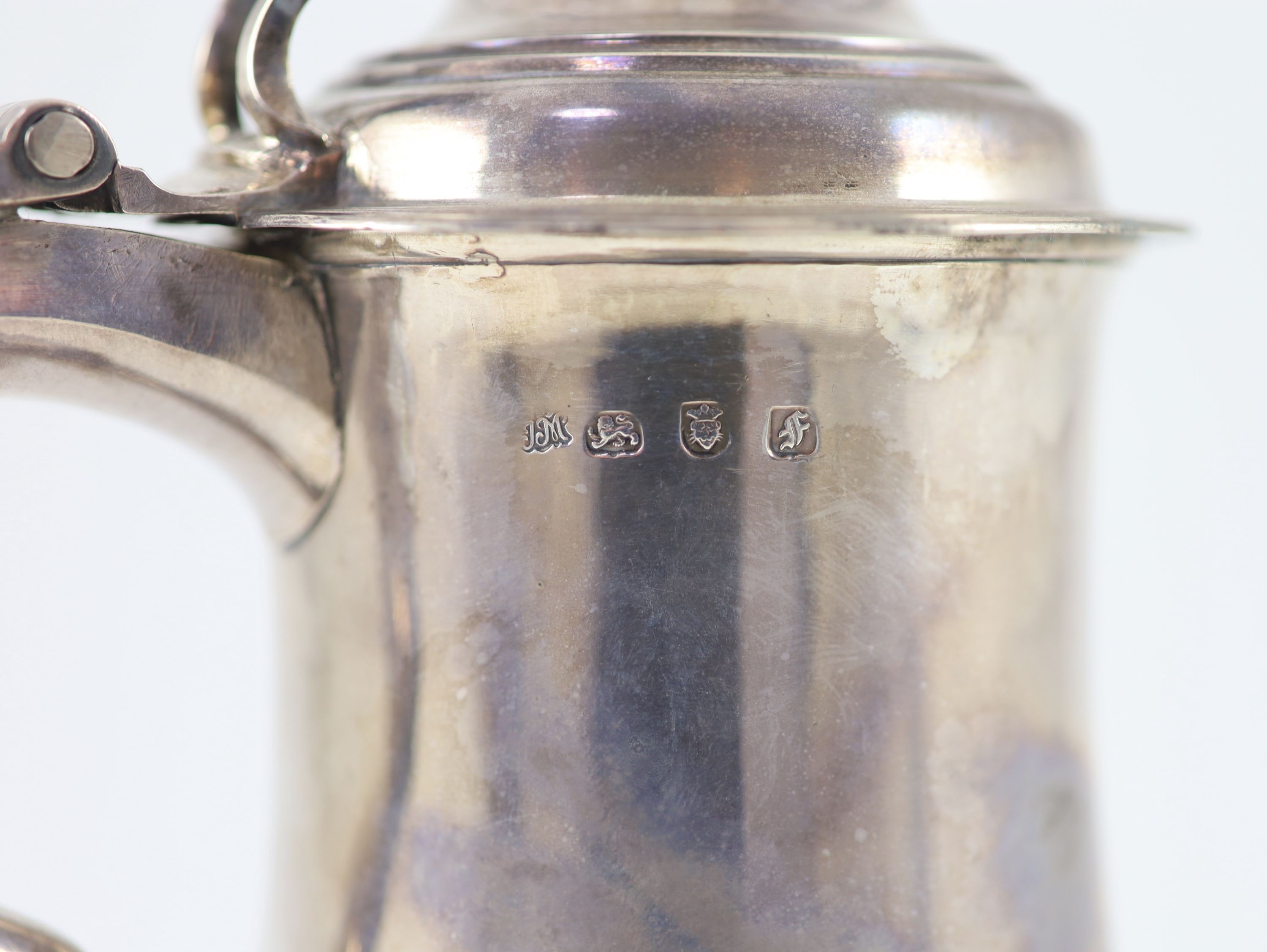 An early George III silver tankard, by John Moore